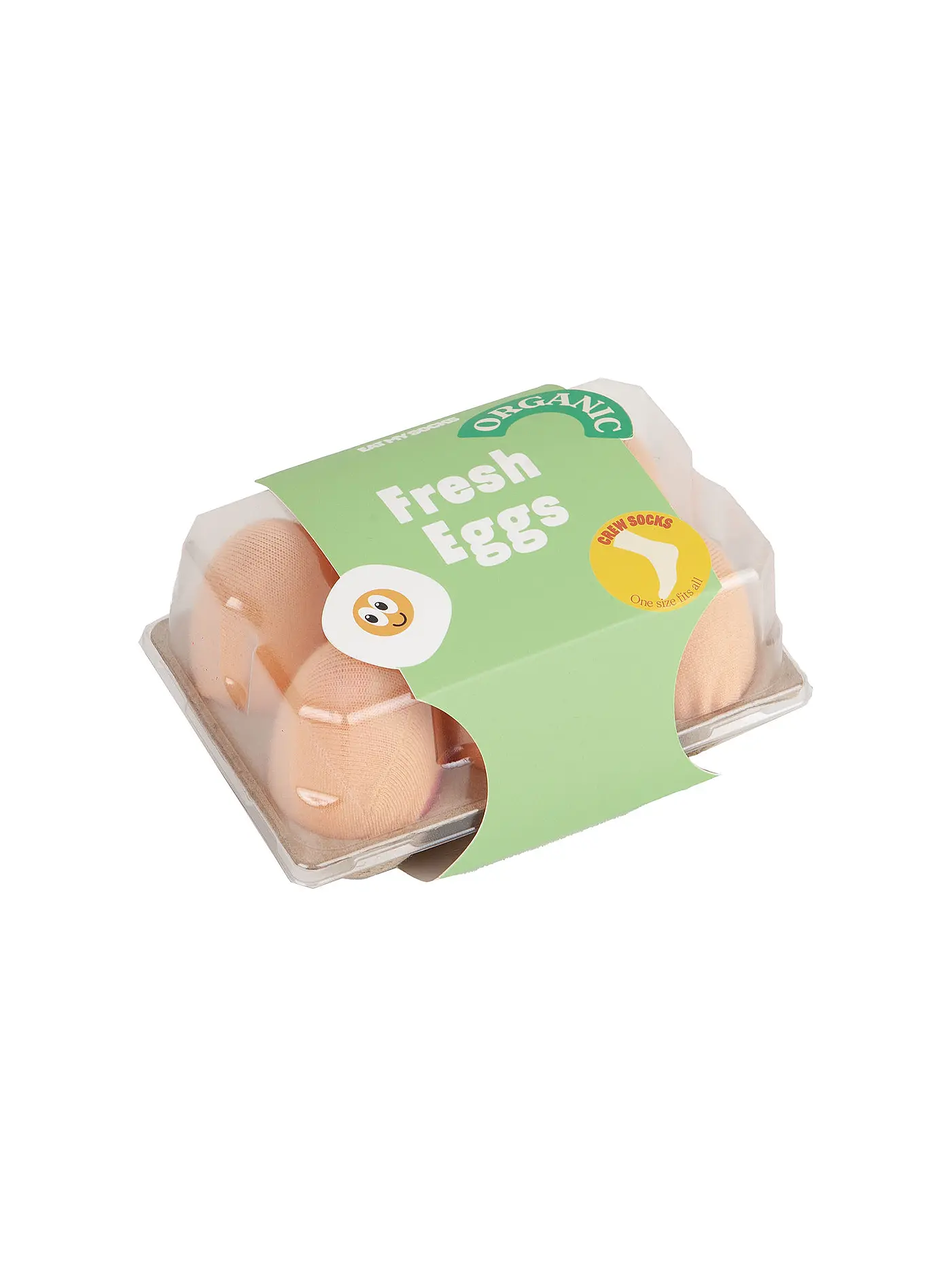 EAT MY SOCKS | Socken 36-45 3er Pkg. FRESH EGGS  Blaugruenrosa | 